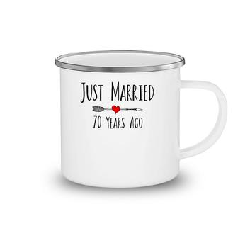 70Th Wedding Anniversary Gifts For Him Her Couple Camping Mug | Mazezy