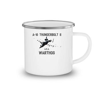 A 10 Warthog Attack Jet A 10 Thunderbol Camping Mug | Mazezy