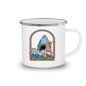 A Great Week For A Shark To Stay Positive Camping Mug | Mazezy