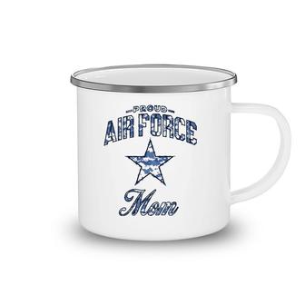 Air Force Mom For Women Star Camping Mug | Mazezy