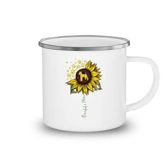 Airedale Mom Sunflower Airedale Terrier Gifts Dog Mom Mama Camping Mug | Mazezy