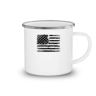 American Us Flag Camping Mug | Mazezy