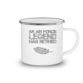 An Air Force Legend Has Retired Camping Mug | Mazezy