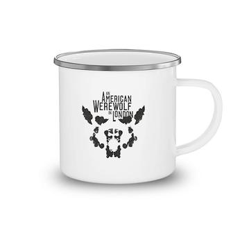 An American Wolf In London Graphic Camping Mug | Mazezy