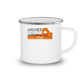 Arches National Park Travel Utah Explore Earth Adventurer Camping Mug | Mazezy