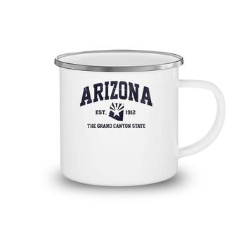 Arizona Az Usa Vintage State Athletic Style Gift Camping Mug | Mazezy