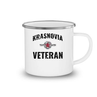 Army War In Krasnovia Veteran Camping Mug | Mazezy