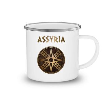 Assyria Symbol Of Shamath The Ancient Sun God Camping Mug