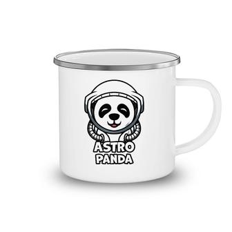Astronaut Panda Space Suit Cute Spaceflight Kids Raglan Baseball Tee Camping Mug | Mazezy