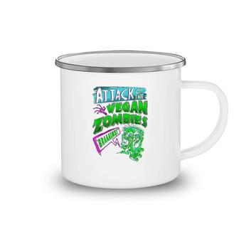 Attack Of The Vegan Zombies Camping Mug | Mazezy