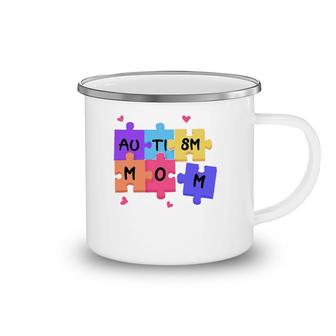Autism Awareness Autism Support Mom Women Camping Mug | Mazezy