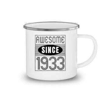 Awesome Since 1933 89 Years Old Birthday Gift Vintage Retro Camping Mug | Mazezy