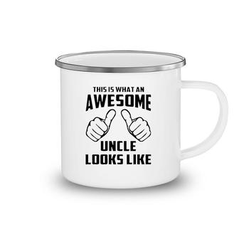 Awesome Uncle Looks Like Funny Camping Mug | Mazezy
