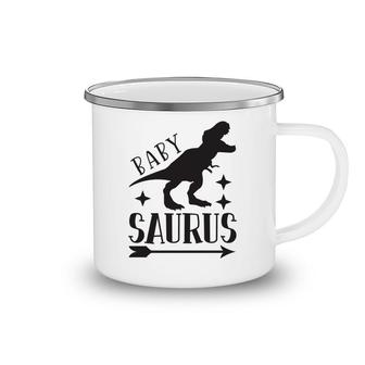Baby Saurus Dinosaur Trex Animal Kids Camping Mug - Seseable