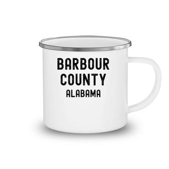 Barbour County Alabama Usa T Camping Mug | Mazezy UK