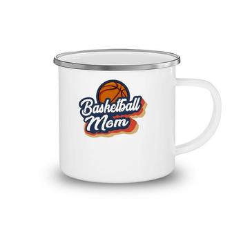 Basketball Mom Funny Retro Graphic Softball Lovers Camping Mug | Mazezy