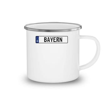 Bayern Bavaria License Plate Camping Mug | Mazezy