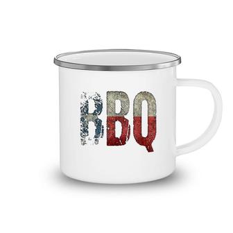 Bbq Texas State Flag Barbecue Camping Mug | Mazezy