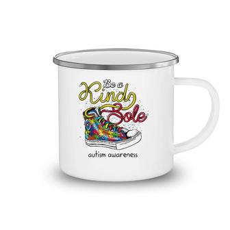 Be A Kind Sole Autism Awareness Puzzle Shoes Be Kind Gifts Camping Mug