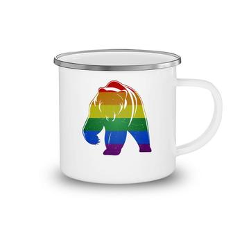 Bear Proud Gay Month Pride Camping Mug | Mazezy