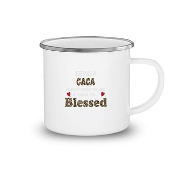 Being A Gaga Does Not Make Me Old It Makes Me Blessed Women Quote Leopard Gift Camping Mug | Mazezy