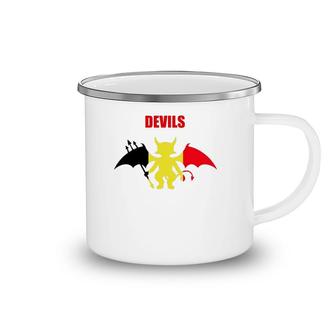 Belgium Devils Soccer Team Camping Mug | Mazezy