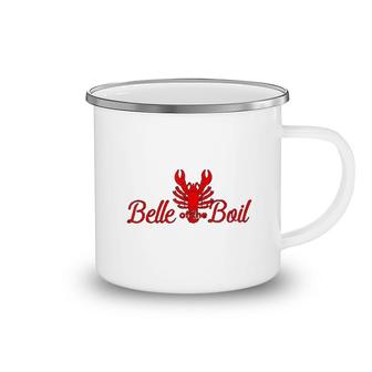 Belle Of The Boil Seafood Crawfish Camping Mug | Mazezy