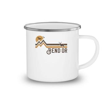 Bend Oregon 70'S 80'S Retro Style Vintage Distressed Gift Camping Mug | Mazezy