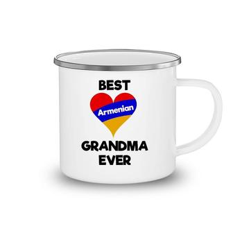 Best Armenian Grandma Ever Armenia Heart Flag Gift Camping Mug | Mazezy