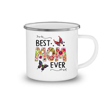 Best Mom Ever Colored Patterns Mother's Day Mama Birthday Camping Mug | Mazezy