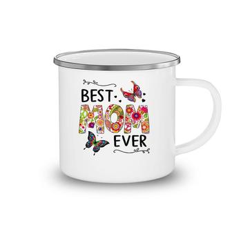 Best Mom Ever Colored Patterns Mother's Day Mama Camping Mug | Mazezy