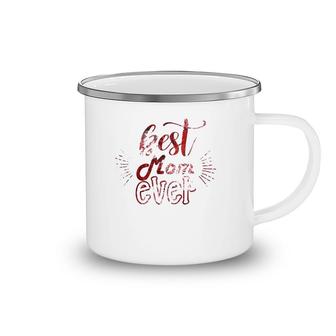 Best Mom Ever Mother's Day Pink Carnation Vesion Camping Mug | Mazezy