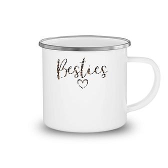 Besties Mom And Me Matching Leopard Mother's Day Camping Mug | Mazezy