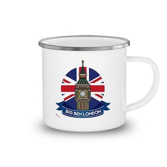 Big Ben London Flag Gift Camping Mug | Mazezy
