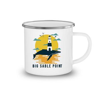 Big Sable Point Lighthouse Lake Michigan Light Ludington Camping Mug | Mazezy