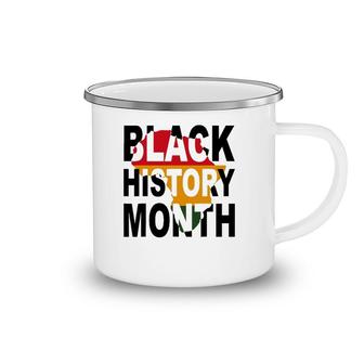 Black History African American Black Pride Camping Mug | Mazezy