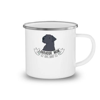 Black Labrador Mom Dog Lover Camping Mug | Mazezy