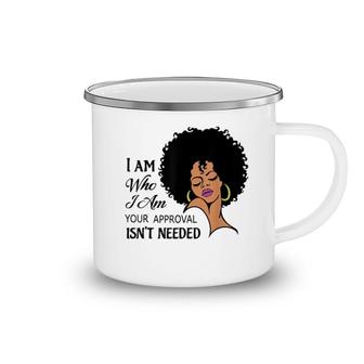 Black Queen Lady Black History Gifts Camping Mug | Mazezy