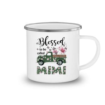 Blessed Mimi Truck Flower Mother's Day Camping Mug | Mazezy