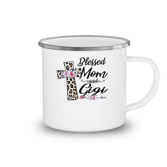 Blessed To Be Called Mom And Gigi Floral Mother's Day Camping Mug | Mazezy