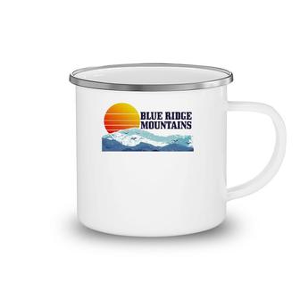 Blue Ridge Mountains Vintage Vintage Hiking Camping Gift Camping Mug | Mazezy