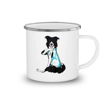 Border Collie Tattoos I Love Mom Sitting Gift Mother's Day Camping Mug | Mazezy