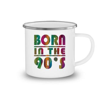 Born In The 90s Nineties Retro Camping Mug | Mazezy