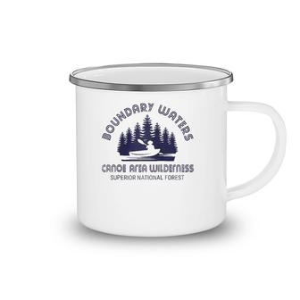 Boundary Waters Canoe Area Distressed Minnesota Bwca Gift Raglan Baseball Tee Camping Mug | Mazezy