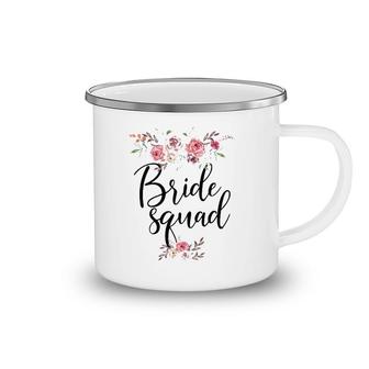 Bride Squad Wedding Gift For Bridesmaid Bridal Shower Camping Mug | Mazezy