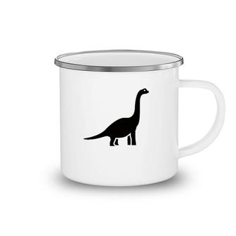 Brontosaurus Dinosaur Animal Lover Camping Mug | Mazezy