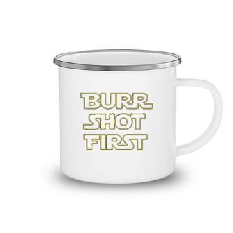 Burr Shot First Basic Cotton Camping Mug | Mazezy