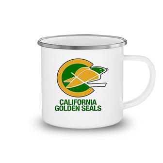 California Golden Seals Hockey Team Retro Hockey Camping Mug
