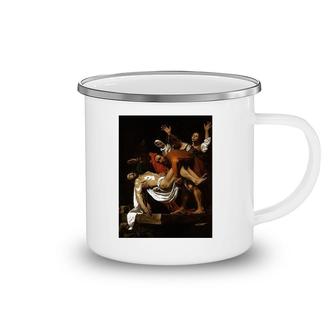 Caravaggio's The Entombment Of Christ Camping Mug | Mazezy