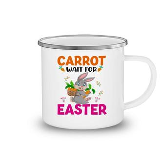 Carrots Wait For Easter Happy Easter Day Camping Mug - Seseable
